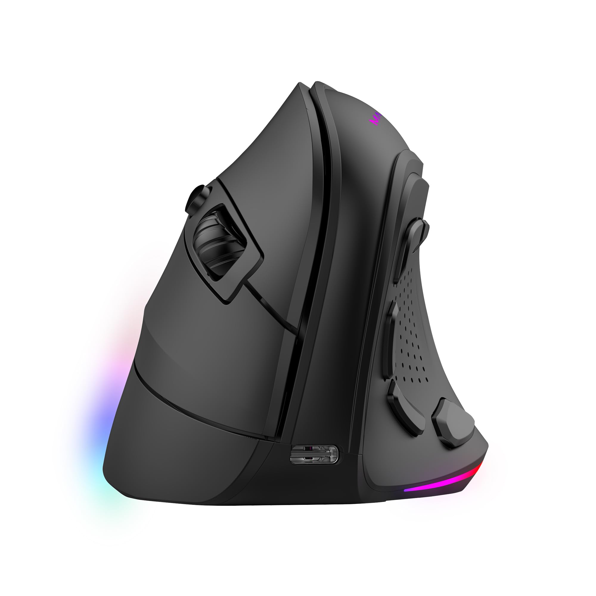 MARSGAMING MM-SK - Mouse Gaming Wireless Verticale, Nero