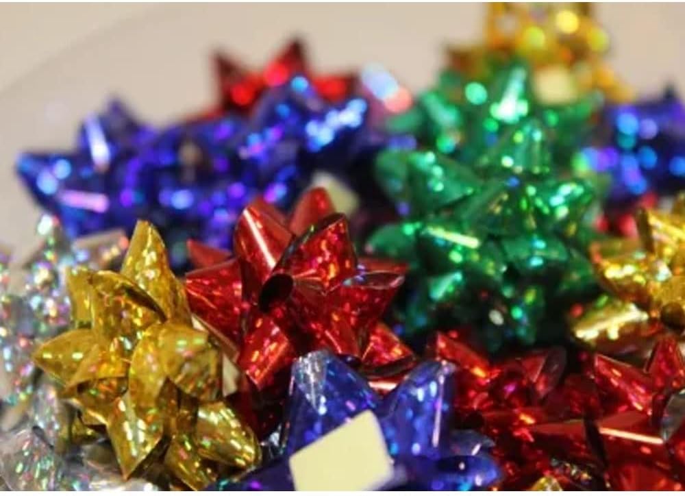 Jonami 100x Fiocchi Regalo Autoadesivi Olografici - immagine 4