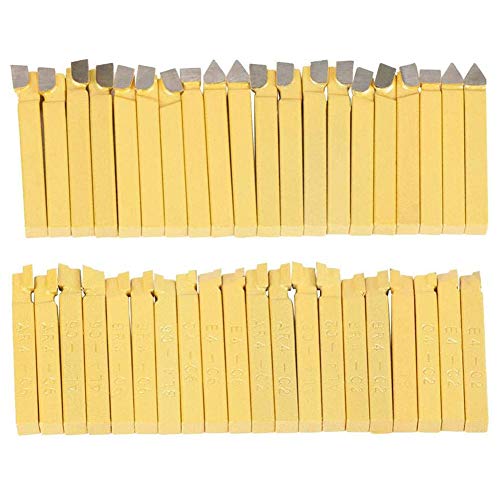 Bagima Set 20 Utensili per Tornio 1/4" con Punta Metallo Duro