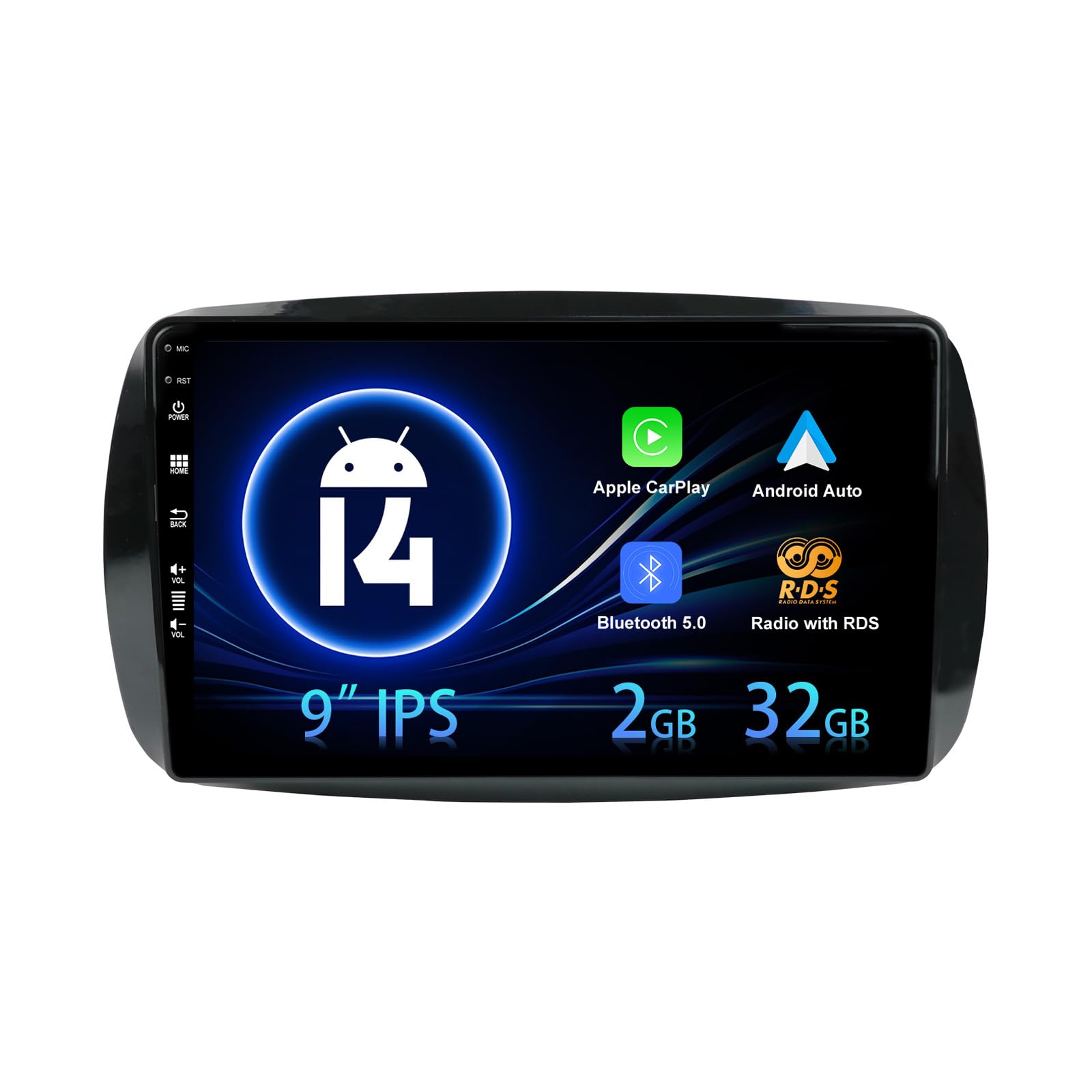 Misonda Autoradio Android 14 per Mercedes Smart 453