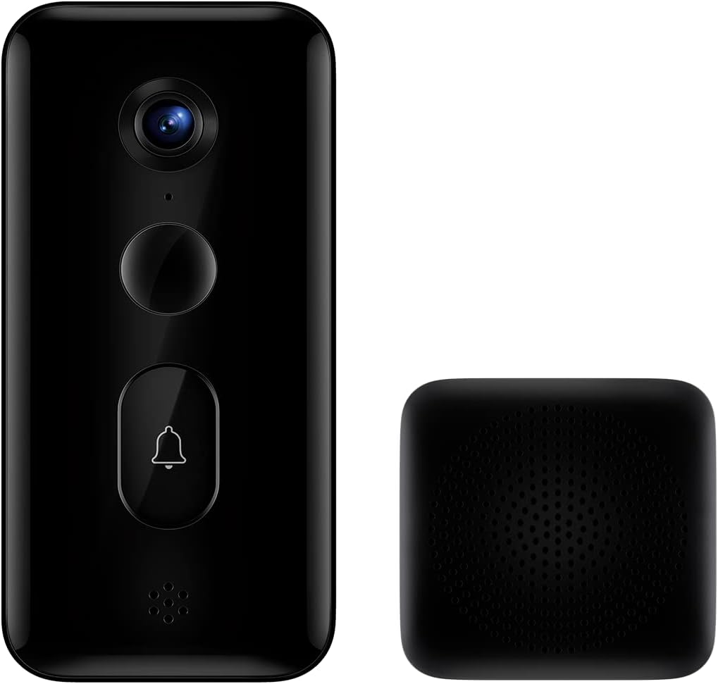 Xiaomi Smart Doorbell 3 - Videocitofono 2K, Nero - immagine 1