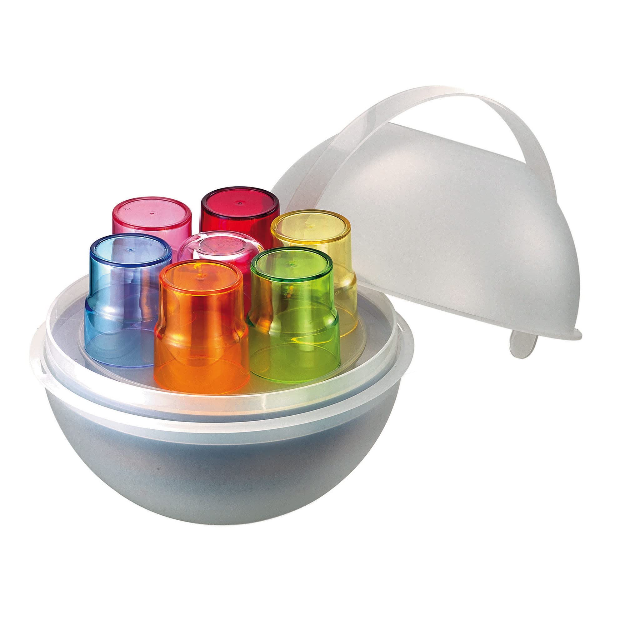 Guzzini SAN/PP Happy Hour Pic Bowl 27,5 x 27 x H 23,5 cm, Multicolore
