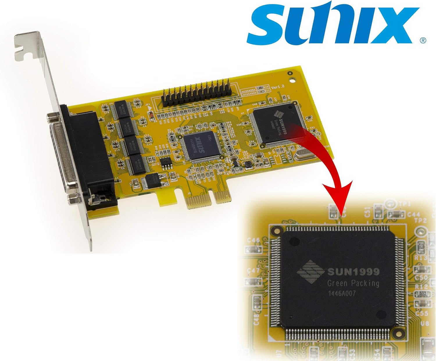 Kalea-informatique Scheda Controller PCIe RS232 e Parallela - immagine 2