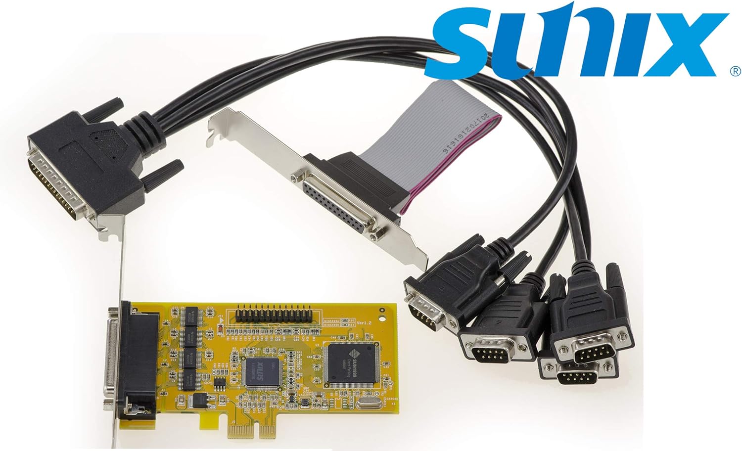 Kalea-informatique Scheda Controller PCIe RS232 e Parallela - immagine 3
