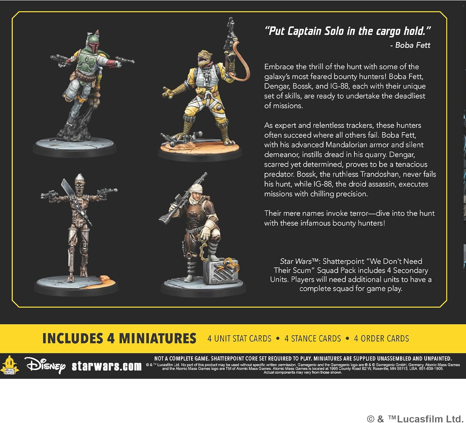 Atomic Mass Games | Star Wars Shatterpoint - We Don't Need Their Scum - immagine 2