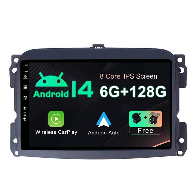 Bxliyer Autoradio Android 14 per FIAT 500L (2012-2016)