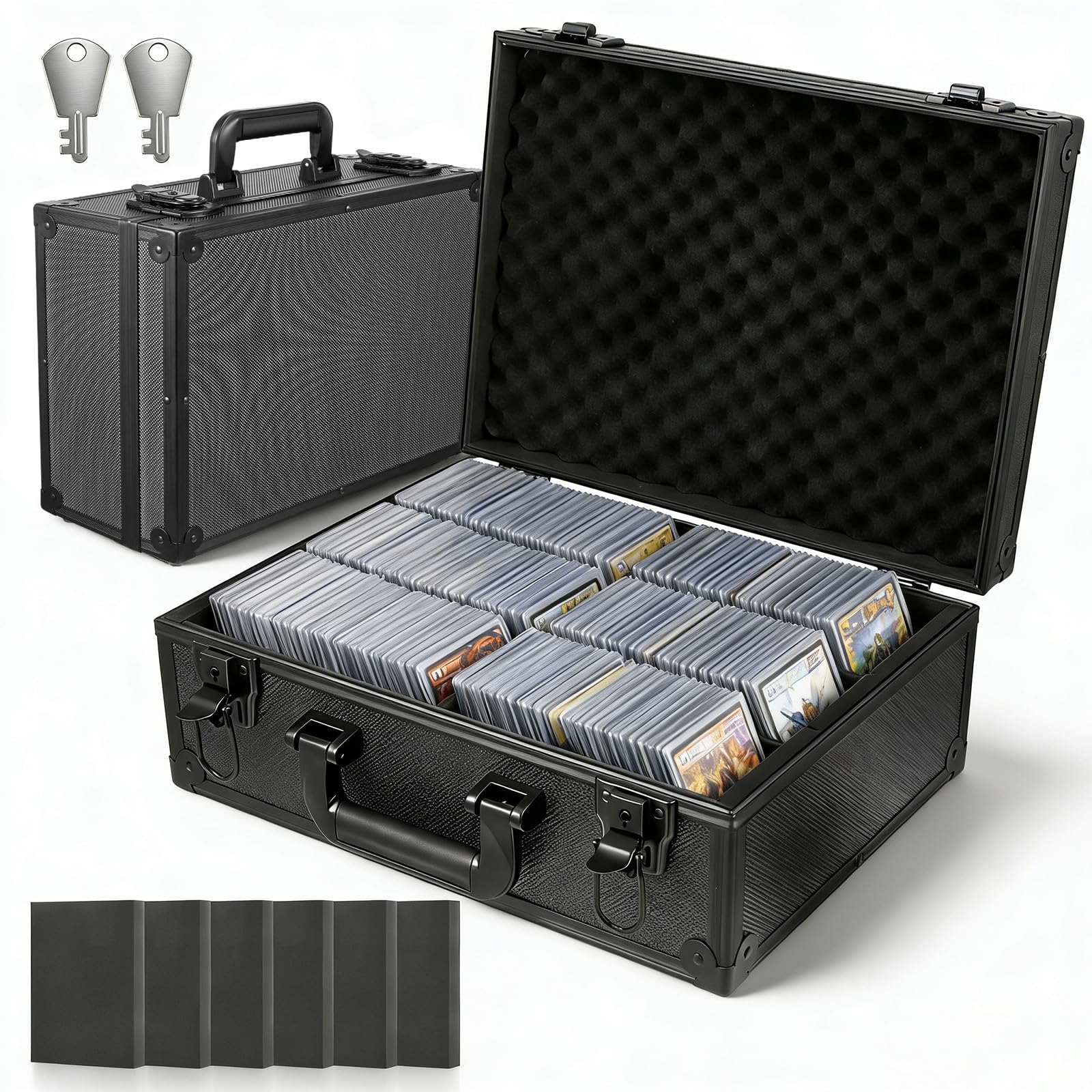 Scatola portaoggetti per oltre 600 carte 3x4 pollici