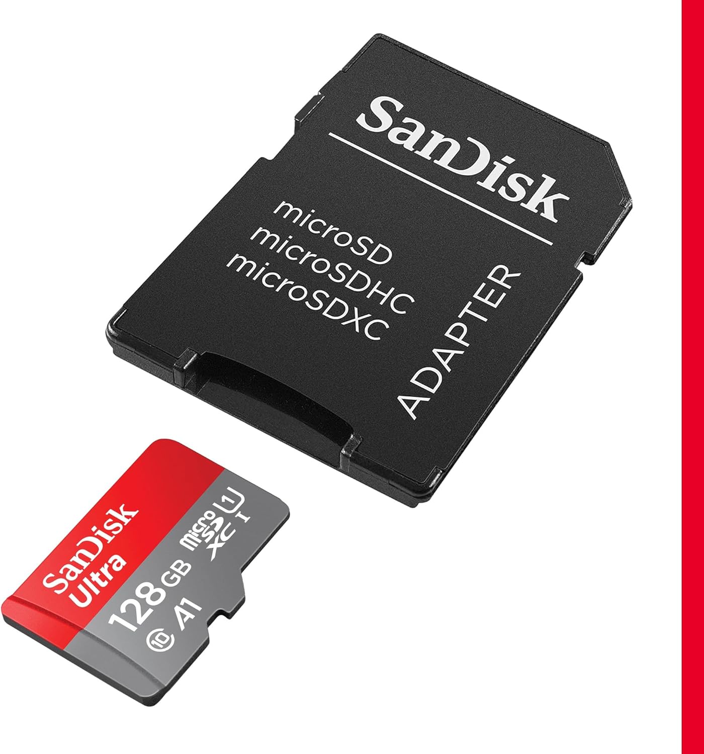 SanDisk 128GB Ultra microSDXC + Adattatore SD - immagine 2
