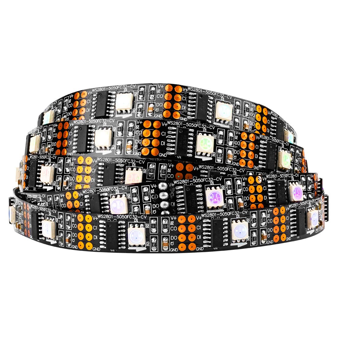 Btf-lighting Striscia LED WS2801 5050 SMD RGB 5m