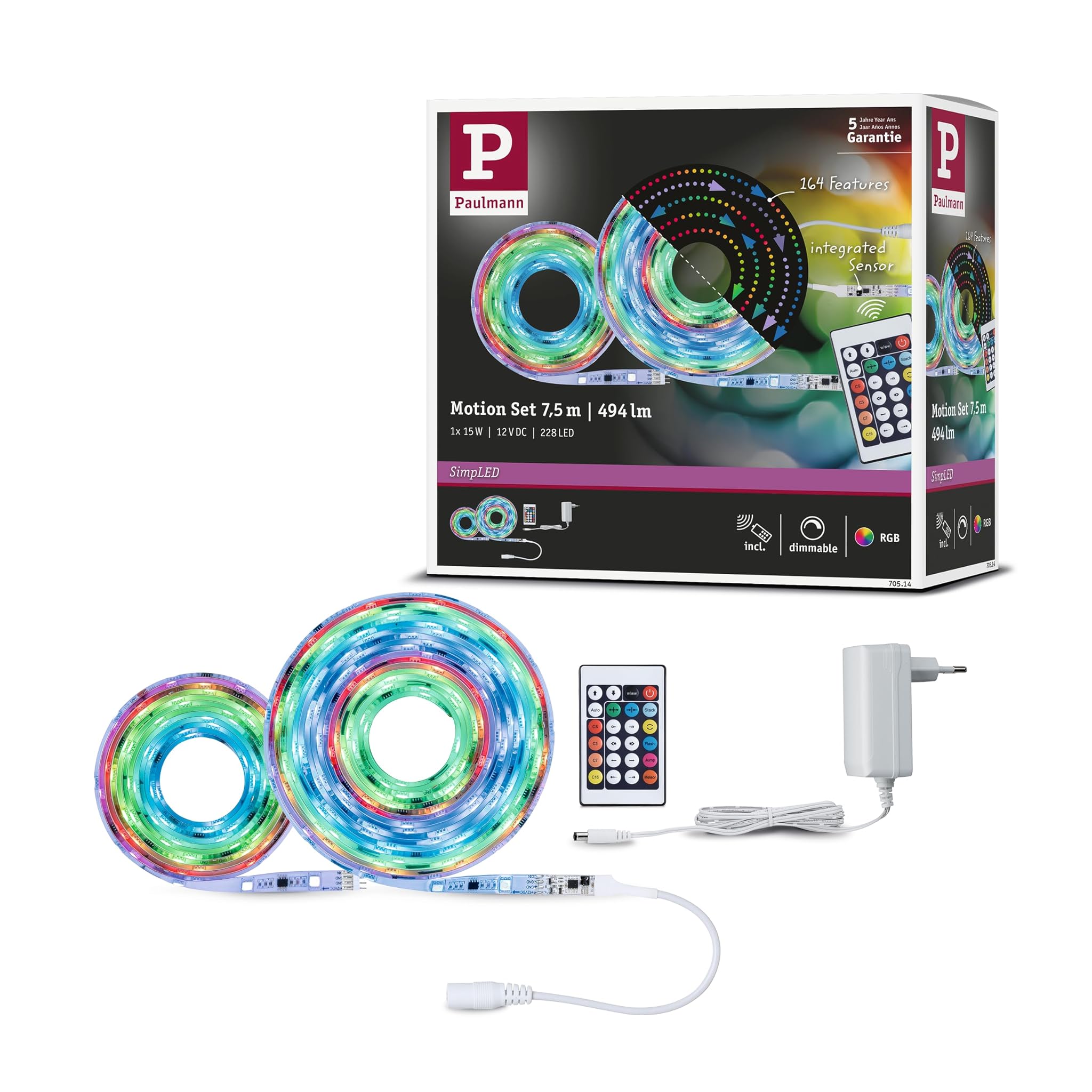 Paulmann 70514 Strip LED SimpLED Motion Set 15W