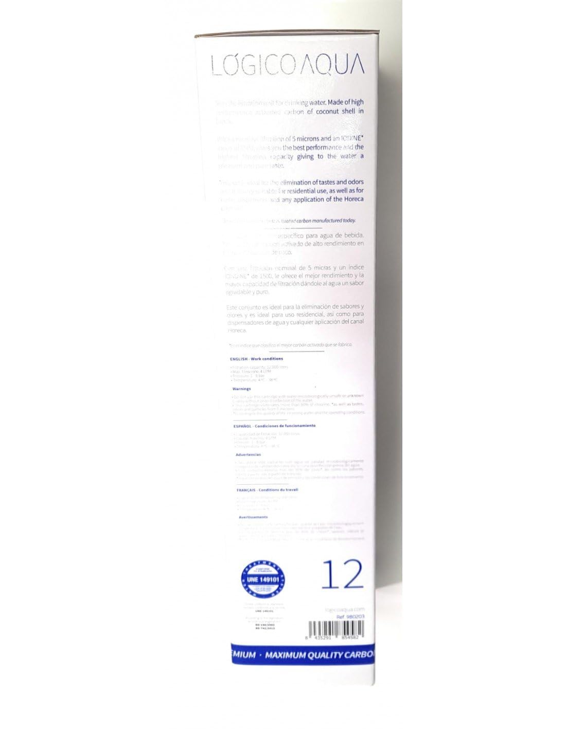 Ionfilter Filtro Acqua Premium 12" - immagine 4