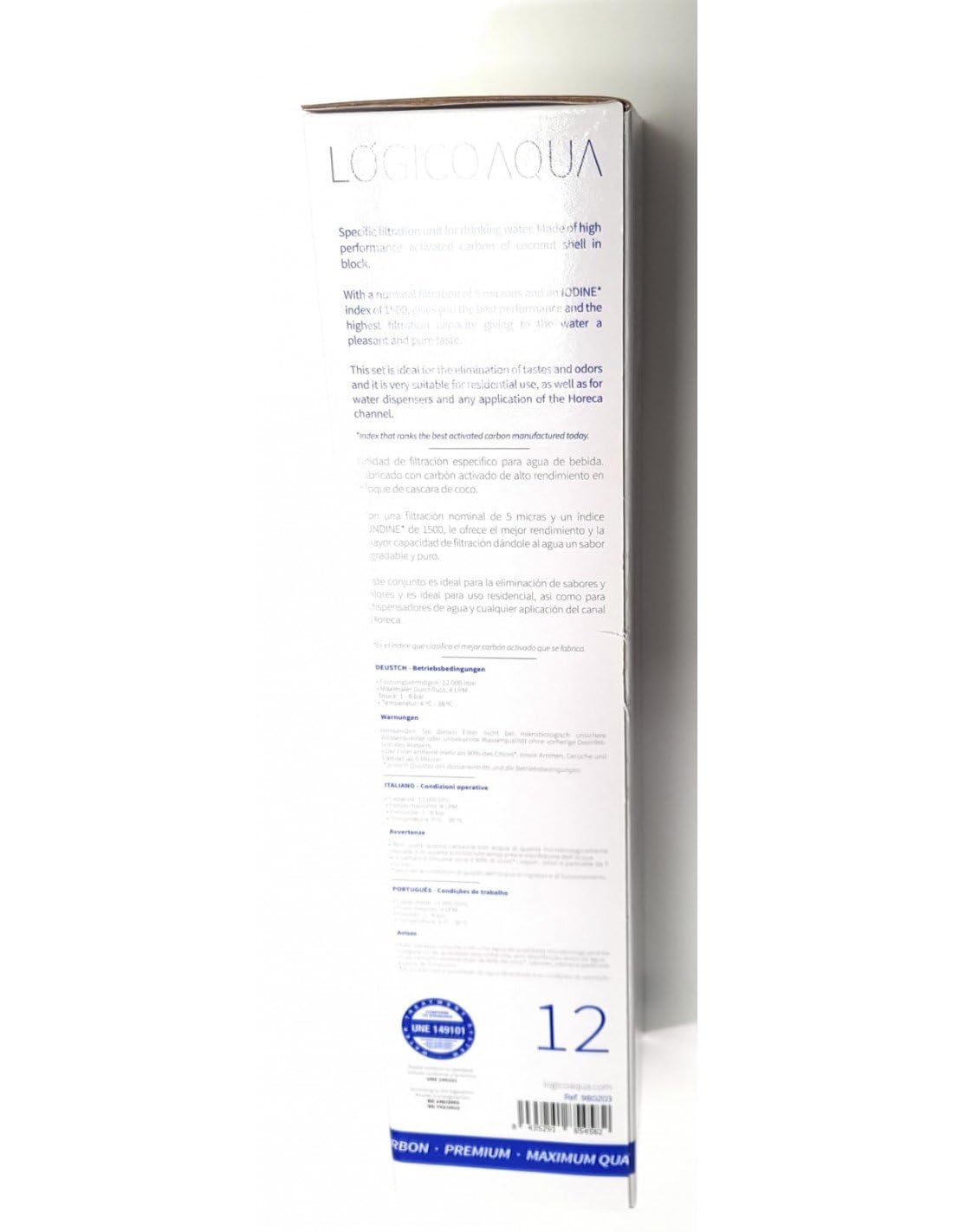 Ionfilter Filtro Acqua Premium 12" - immagine 5