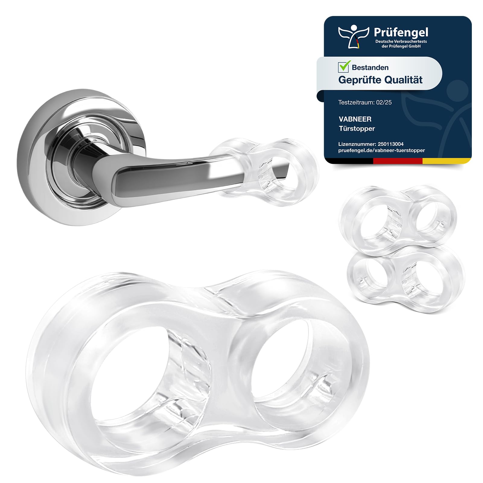 Paracolpi Porta 10 Pezzi - Fermaporta in Silicone Flessibile