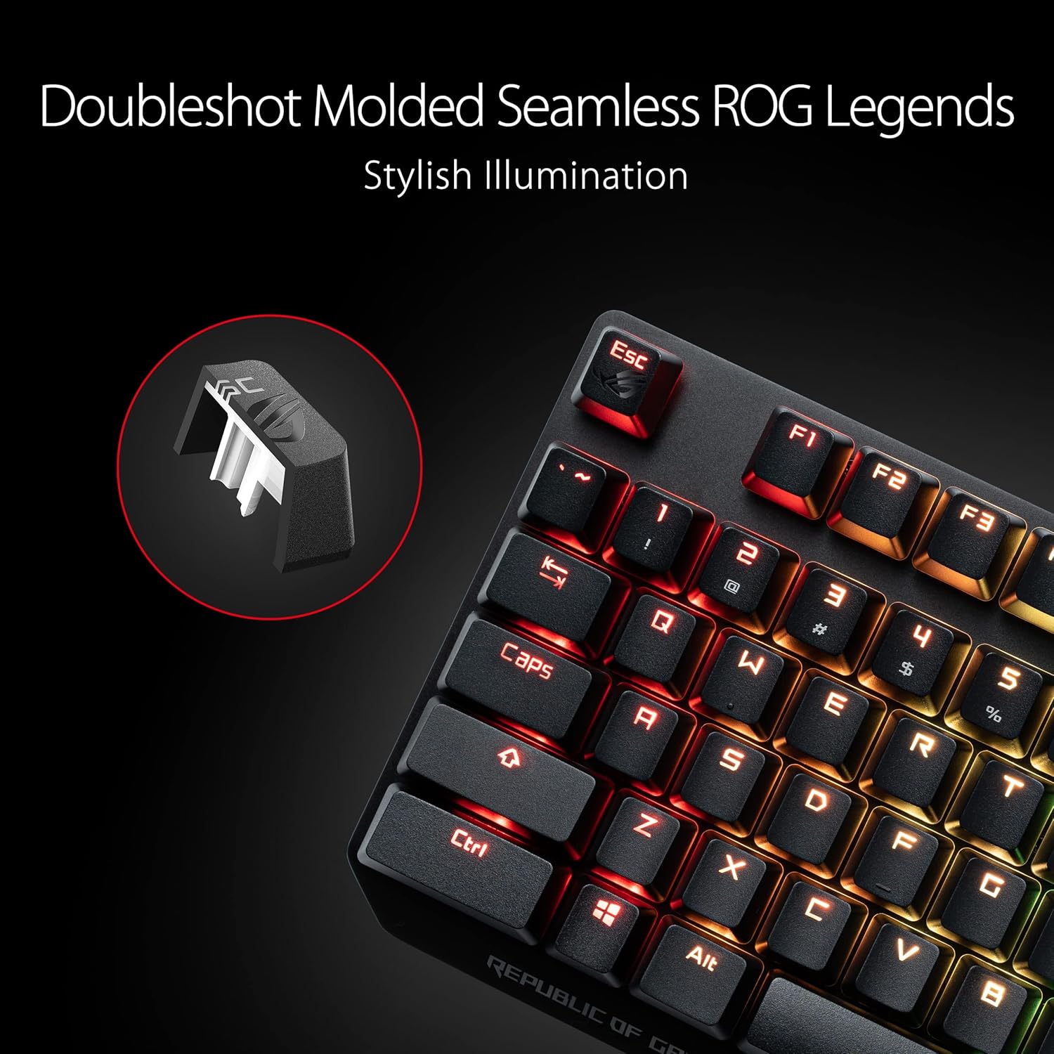 Asus ROG PBT Keycap Set - UK Layout - immagine 3