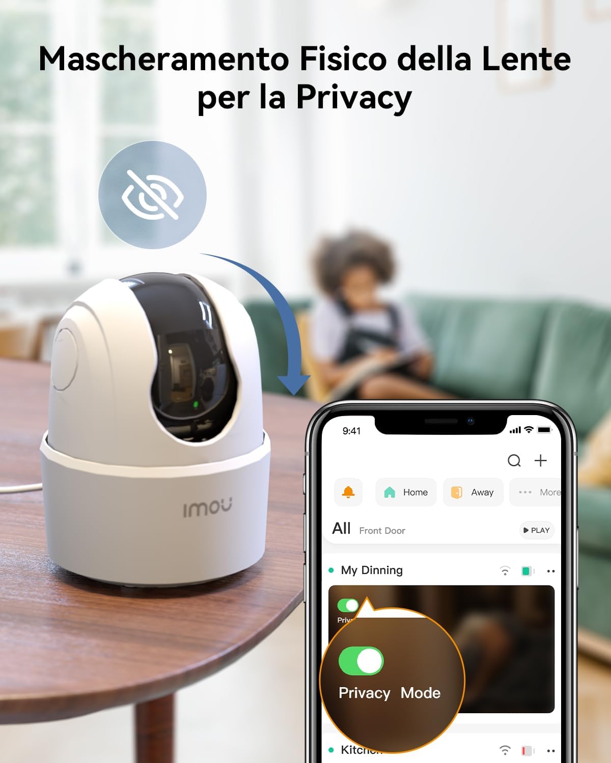 Imou 3MP Telecamera Wi-Fi Interno 2K - immagine 8