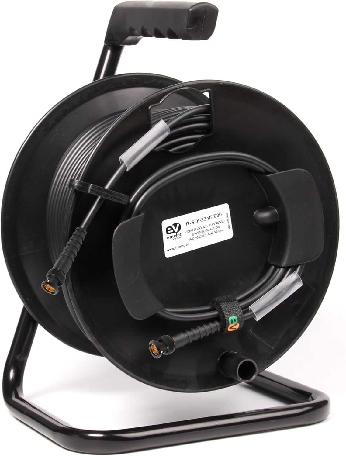 Cavo Video 4K-UHD 6G-SDI con BNC, 20 Metri Nero - immagine 1