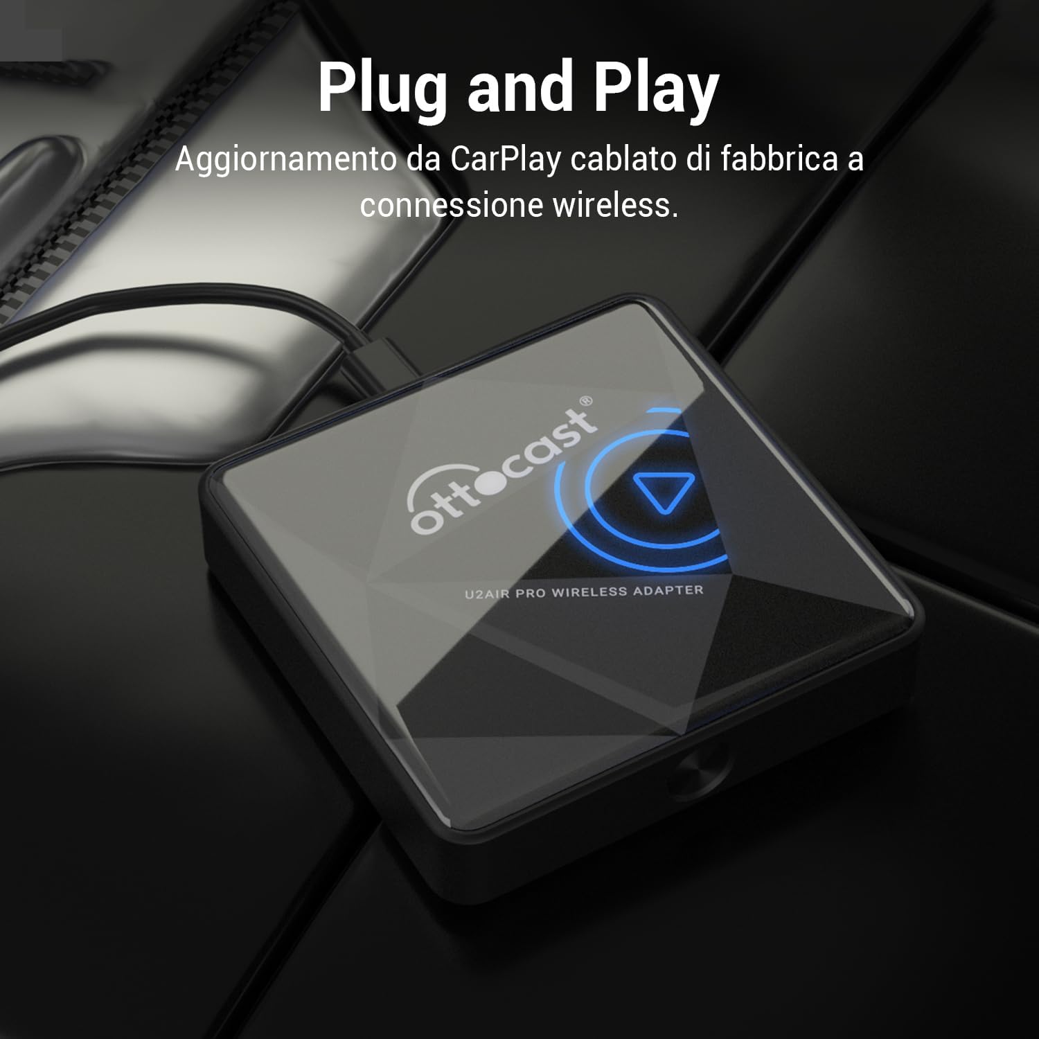 Ottocast Wireless CarPlay Adapter U2AIR Pro - immagine 4