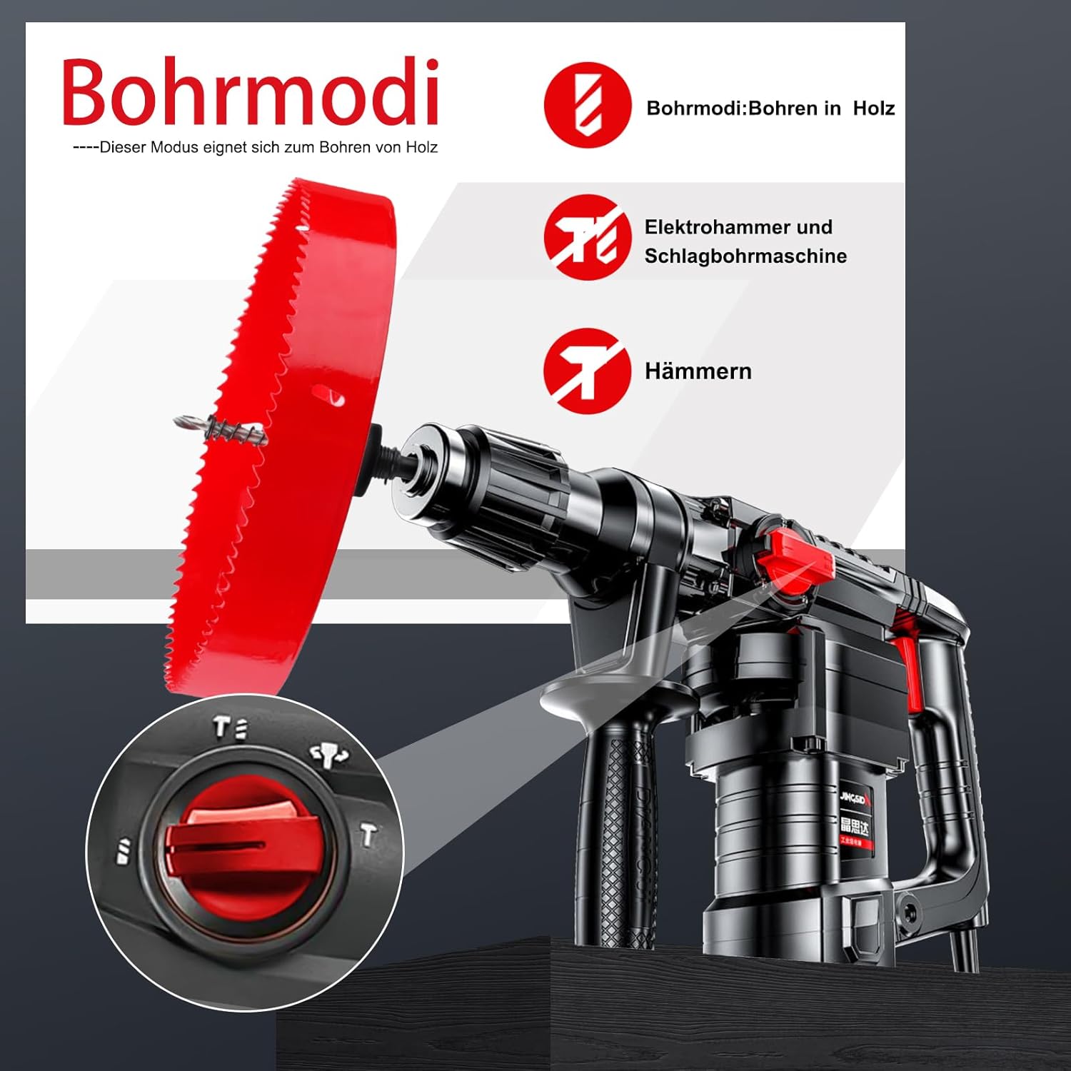 Sega a Tazza HSS 220 mm con Codolo SDS Plus - immagine 3