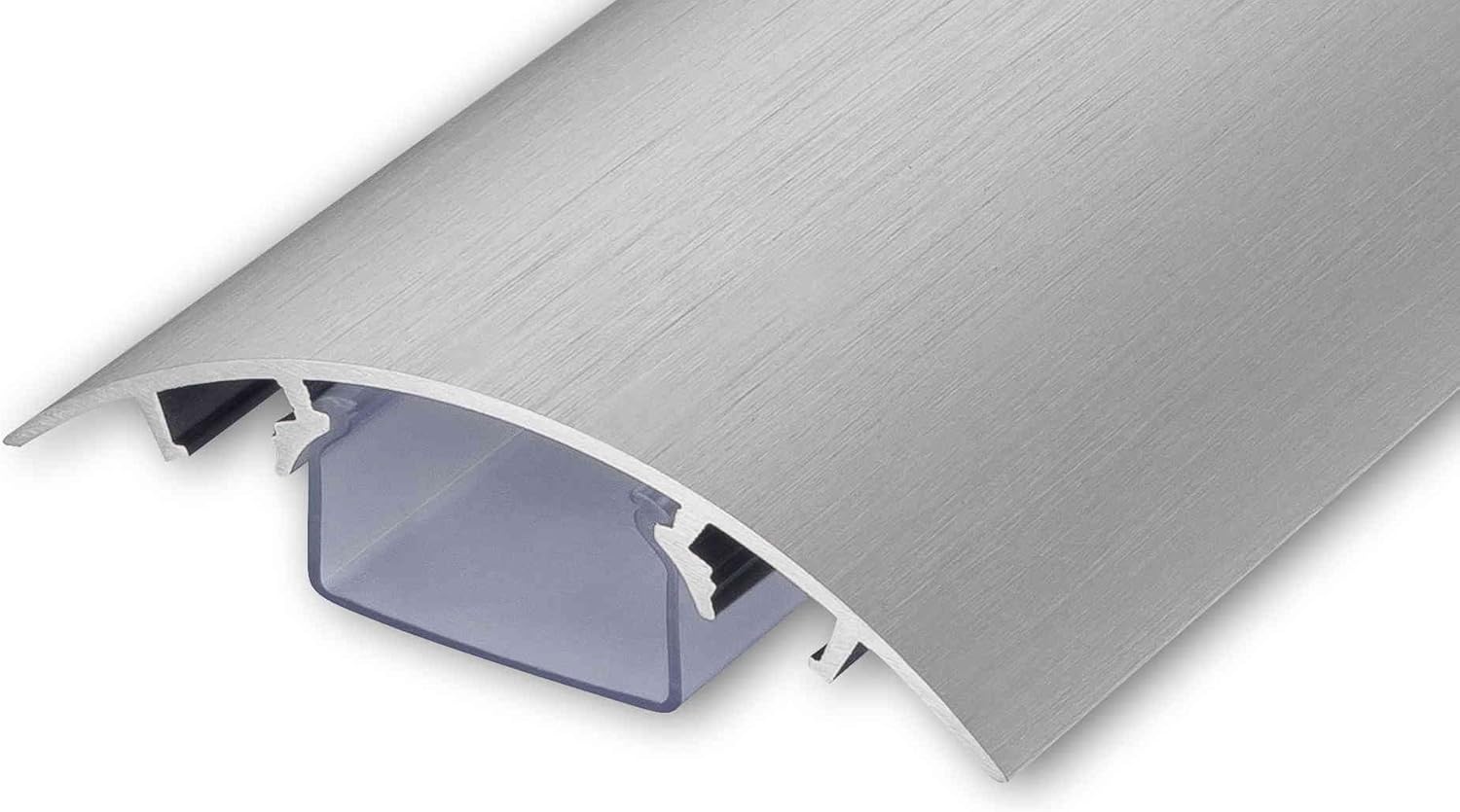 Canalina Passacavi in Alluminio e Acciaio INOX 100cm - immagine 1
