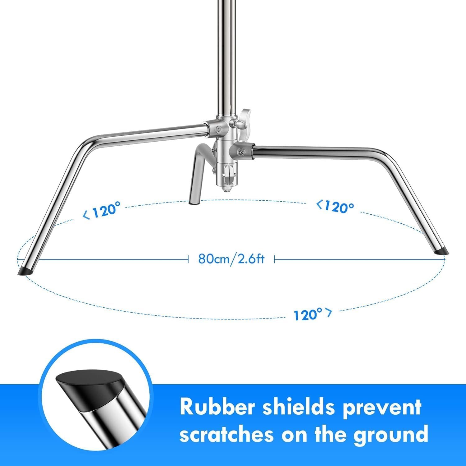 Emart C Stand in Acciaio Inossidabile 300cm - immagine 4