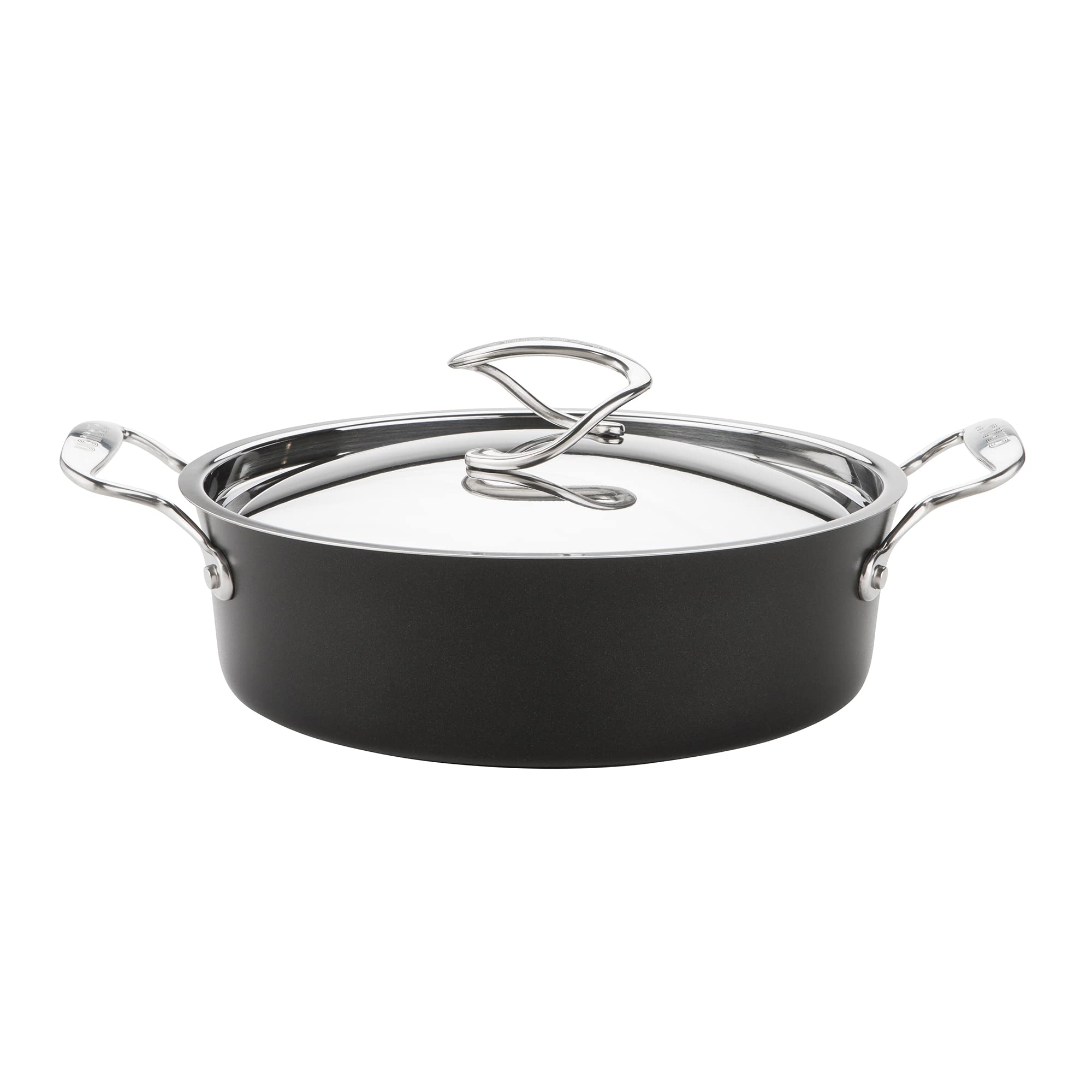 Circulon Style Hard Anodizzato Sauteuse, 27cm/3.8L, Nero