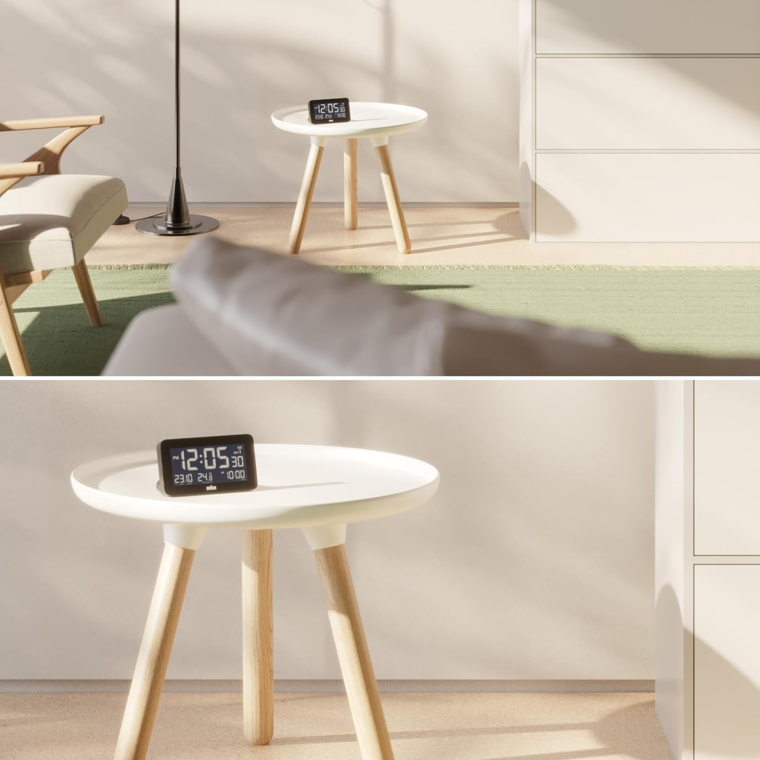 Braun Sveglia Digitale con Data e Temperatura, Nero - immagine 2