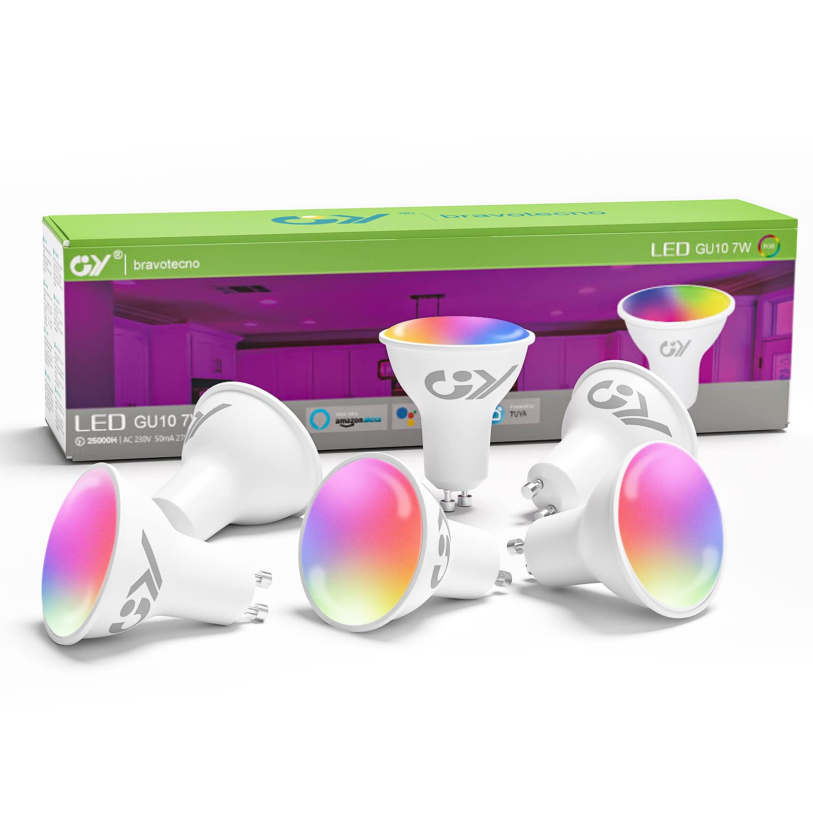 Gy Lampadina Smart LED GU10 WiFi 7W 500LM