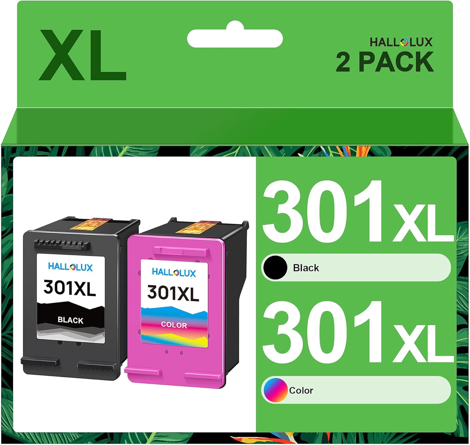 Hallolux 301XL Cartucce Sostituzione per HP (2-Pack) - immagine 1