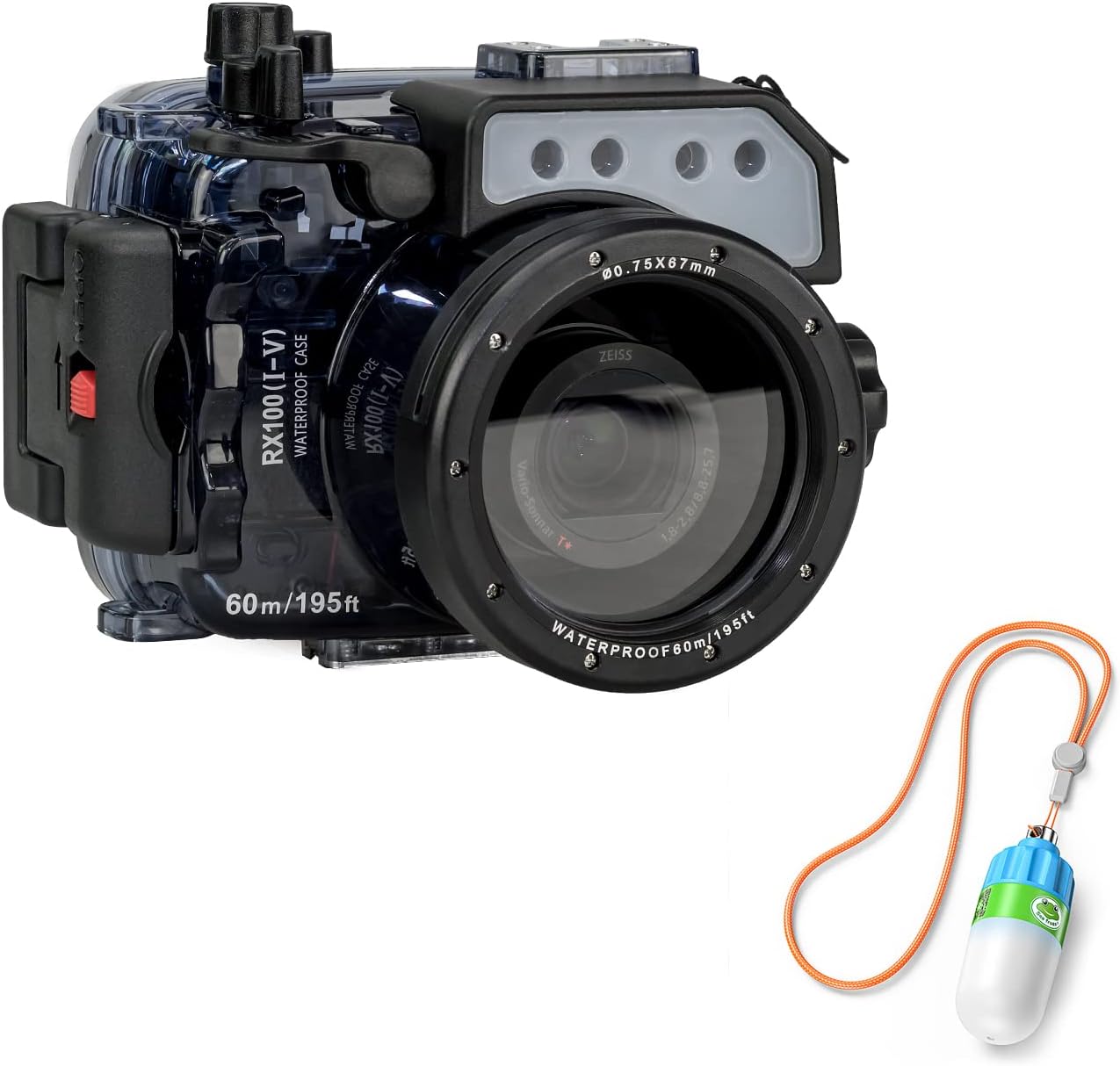 Custodia Subacquea Impermeabile per Sony RX100 (60m) - immagine 1