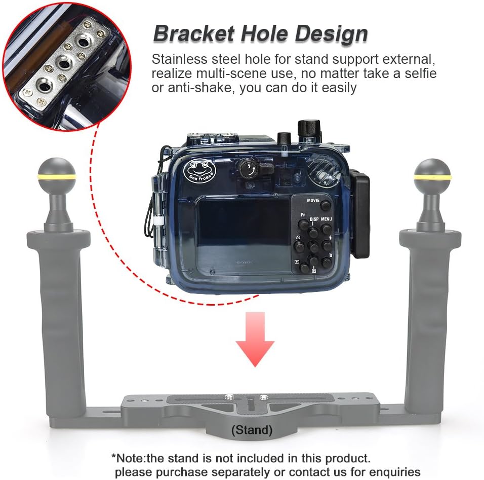 Custodia Subacquea Impermeabile per Sony RX100 (60m) - immagine 5