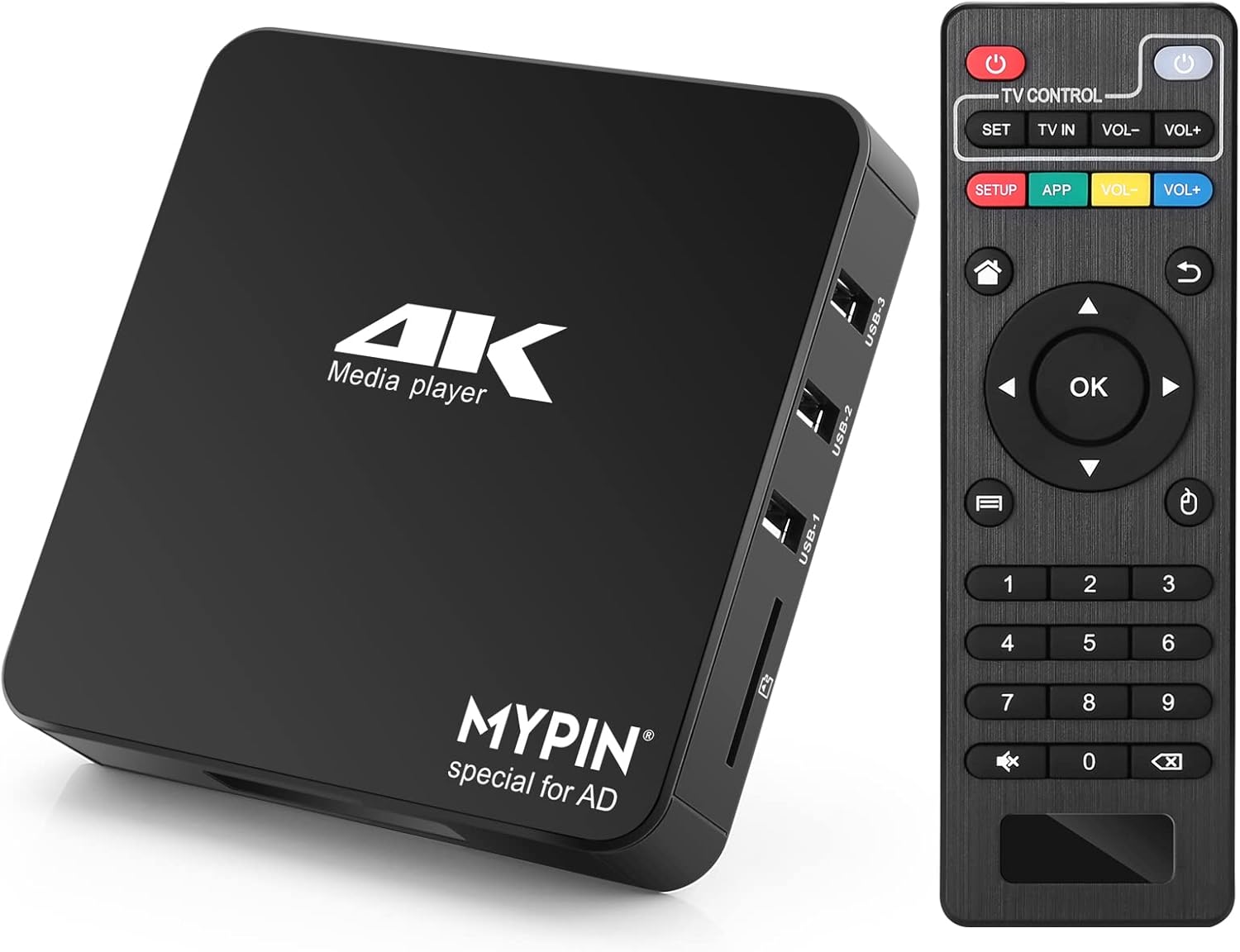 Mypin Lettore Multimediale 4K HD HDMI - immagine 1