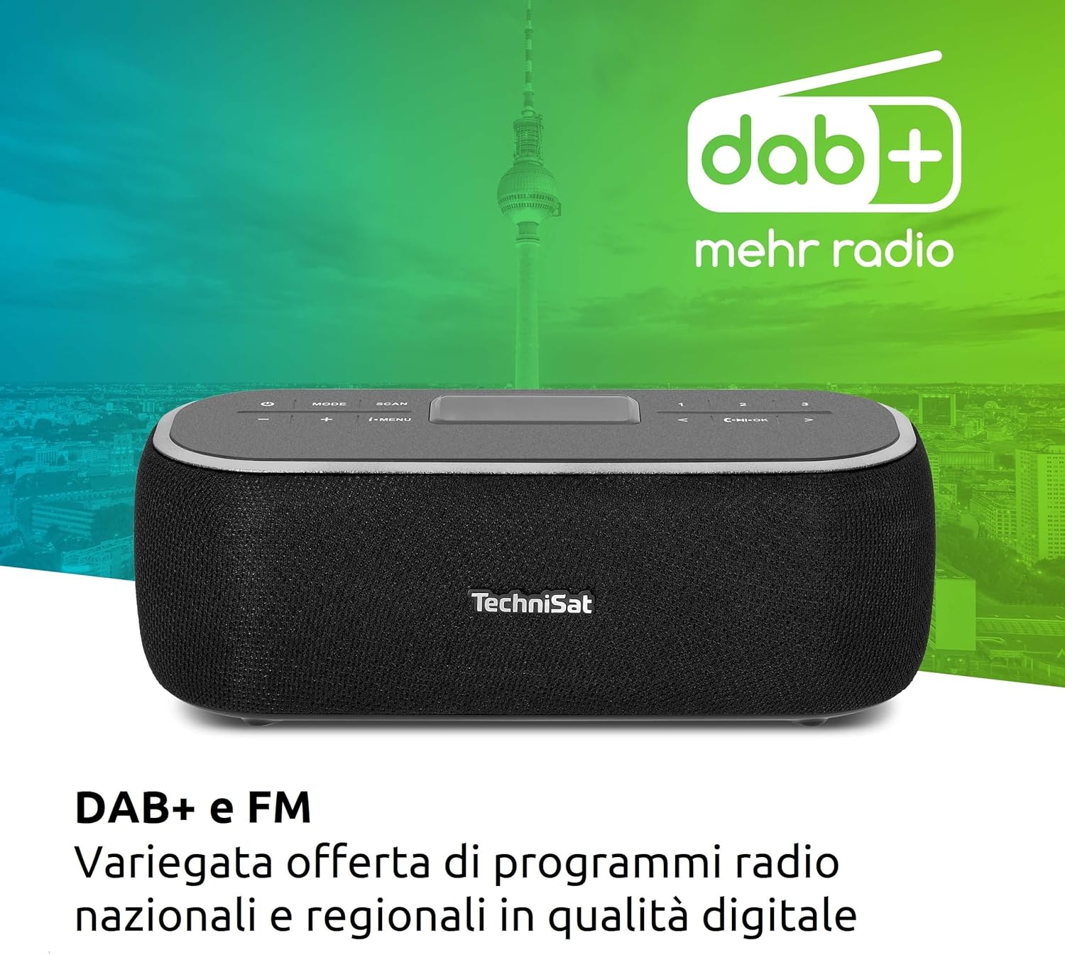 Technisat VIOLA BT 1 - Altoparlante Bluetooth Portatile - immagine 2