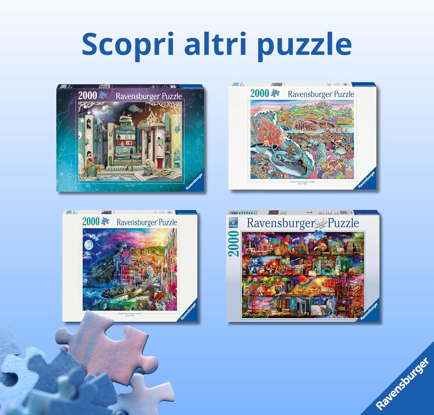 Ravensburger - Puzzle 2000 Pezzi La Magia Dell'abisso - immagine 6