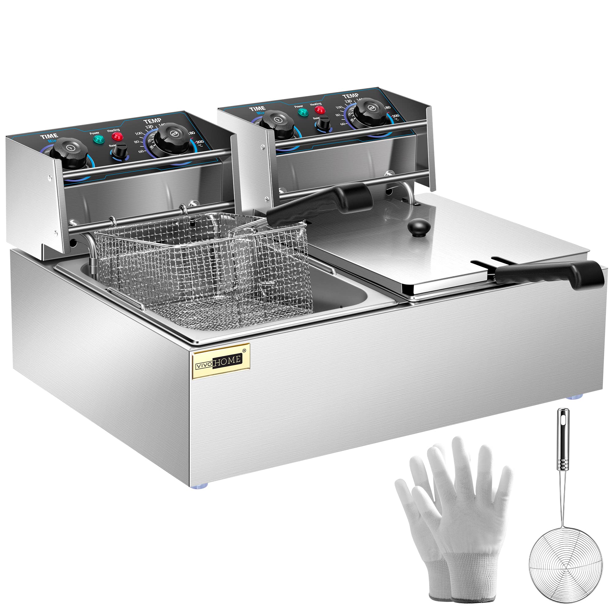 Vivohome Friggitrice Elettrica 5000W 19,6L