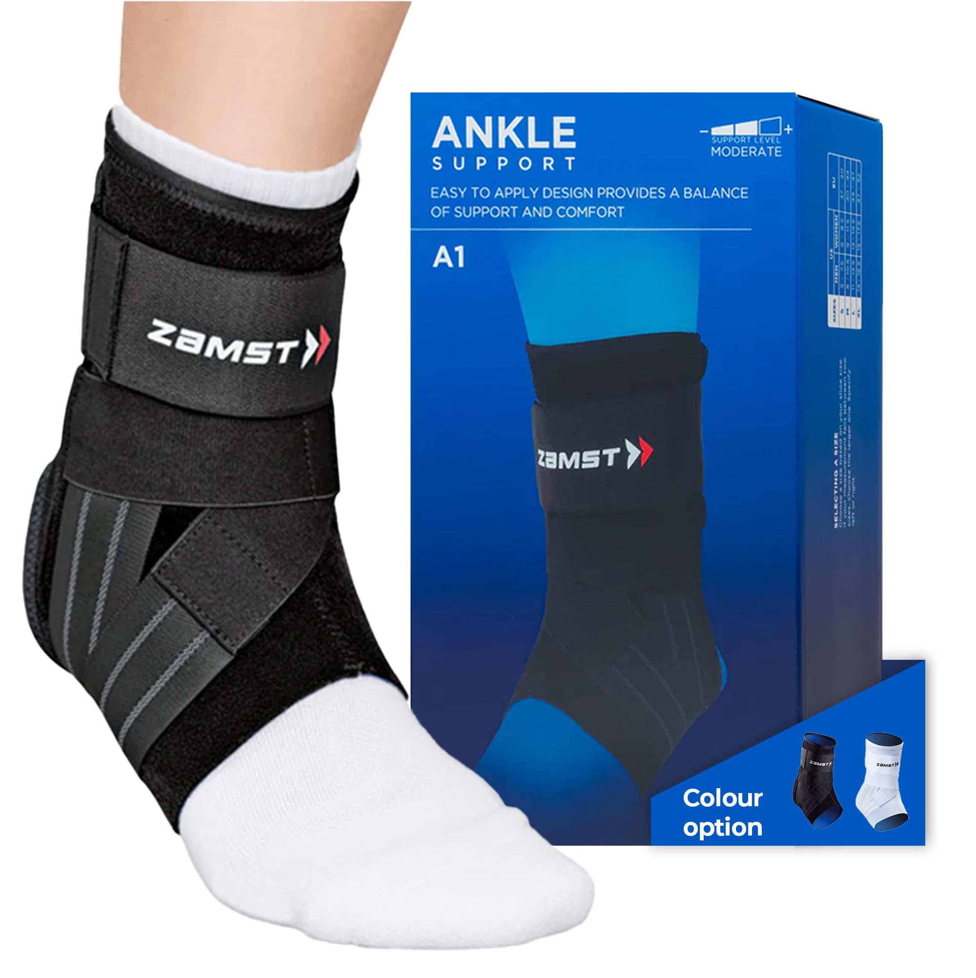 Zamst A1 Ankle - Cavigliera Regolabile Destra, M