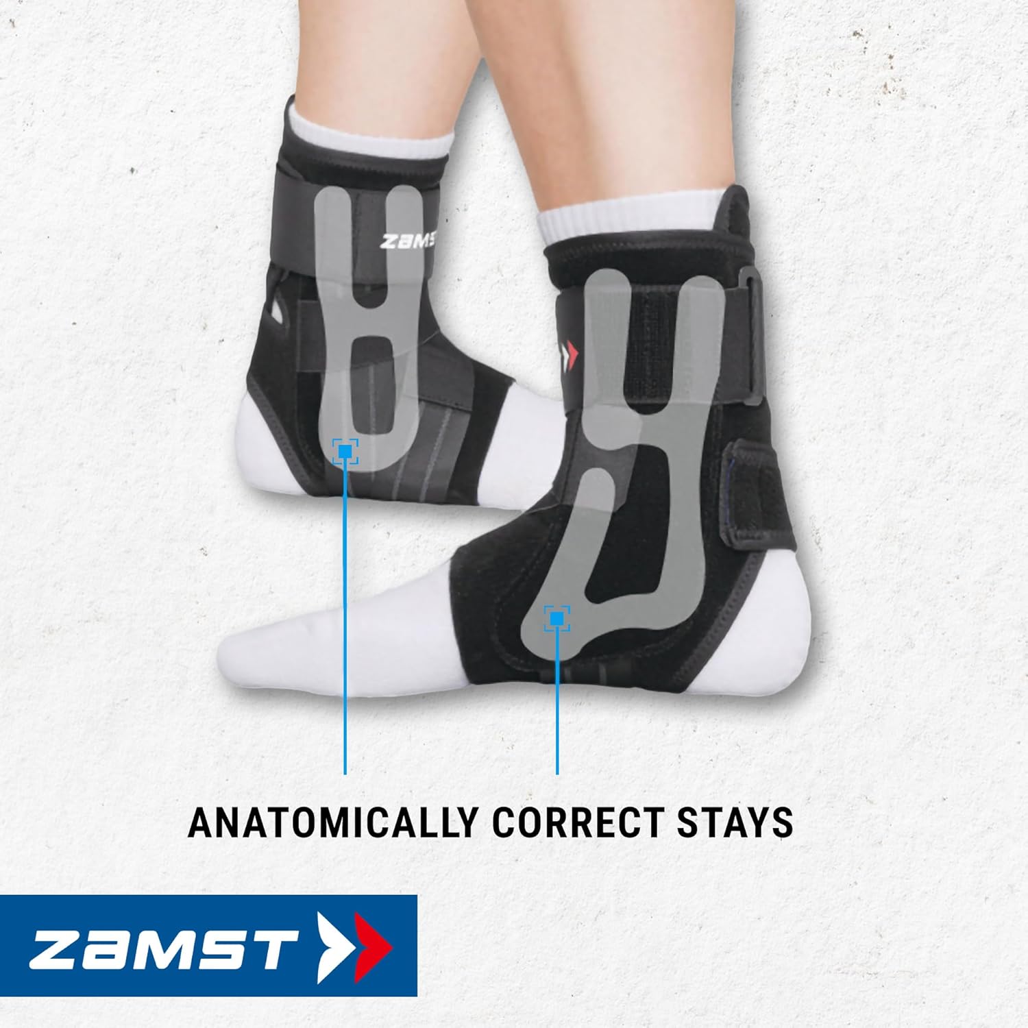 Zamst A1 Ankle - Cavigliera Regolabile Destra, M - immagine 5