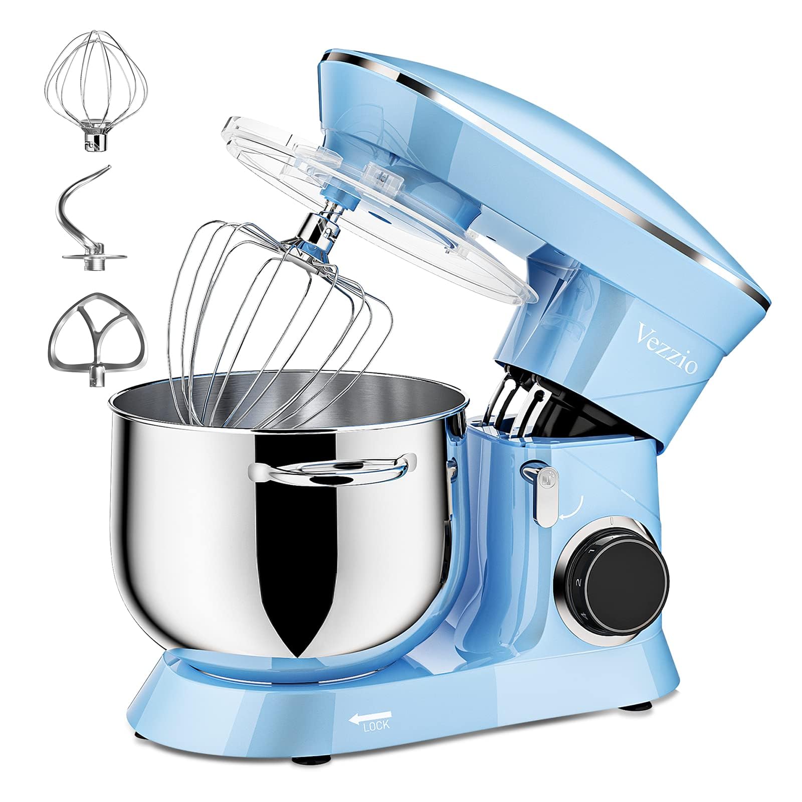 Impastatrice Planetaria Vezzio 1500W 8.5 Litri, Blue