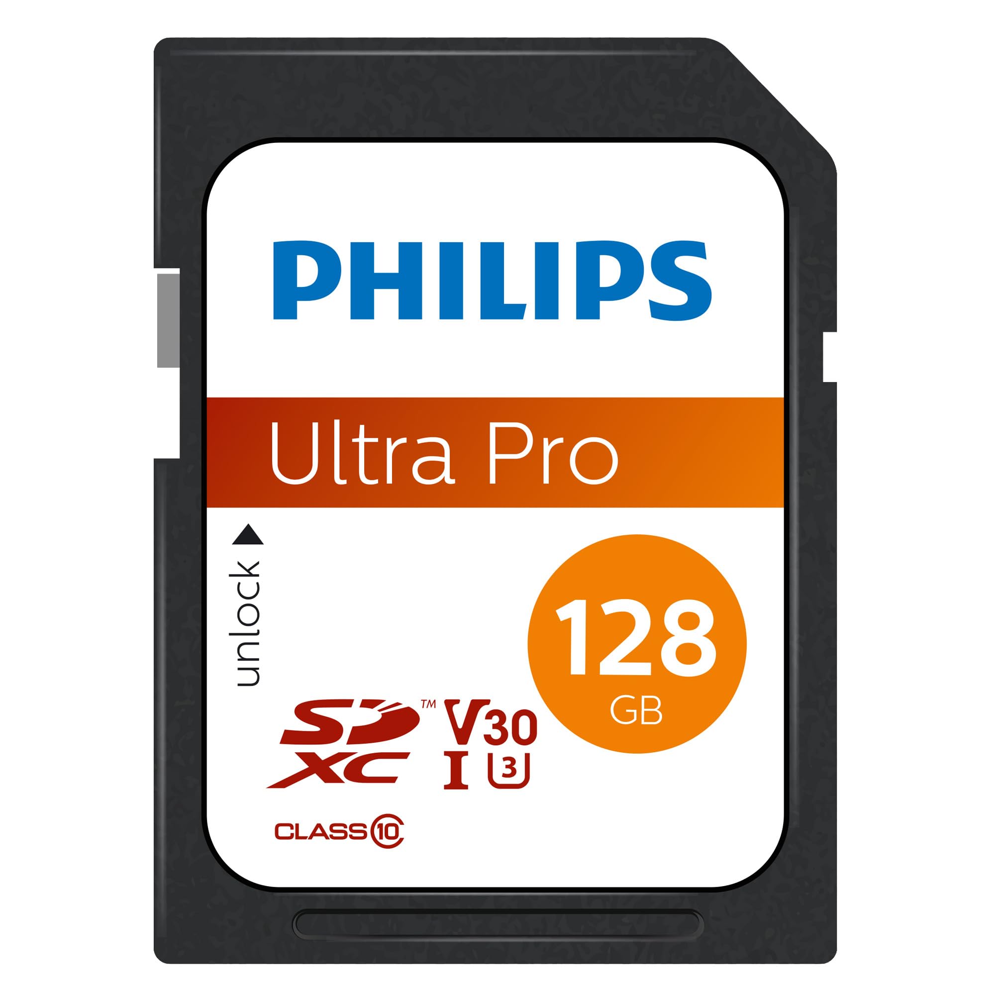 Philips Ultra Pro SDXC Card 128 GB UHS-I U3, velocità di lettura fino a 100 MB/s, V30, scheda di memoria per fotocamere, tablet, PC, lettore di schede, video 4K UHD