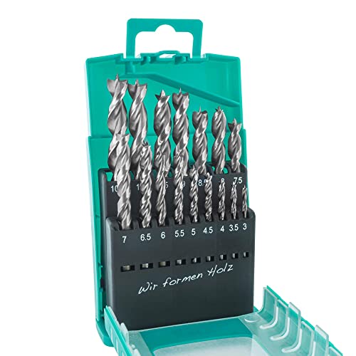 Ent 09216 Set 16 Punte per Legno HSS PLUS Ø 3-10,5mm