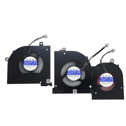 Jishiyufs Ventola di Raffreddamento CPU+GPU per MSI GS65