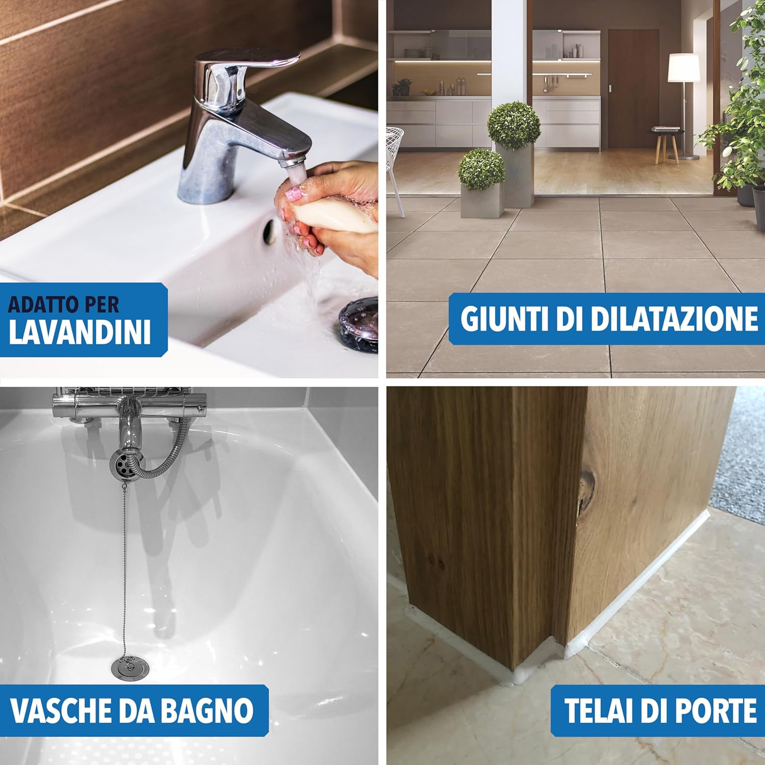 Set 5 in 1 Rimuovi Silicone e Lisciatore Fughe - immagine 4