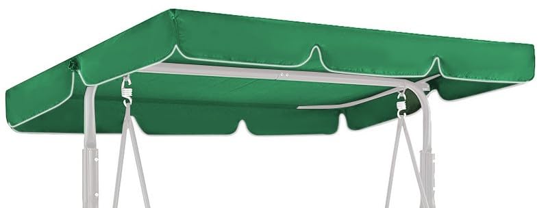Tettuccio Ricambio Dondolo da Giardino 230x120 cm, Verde