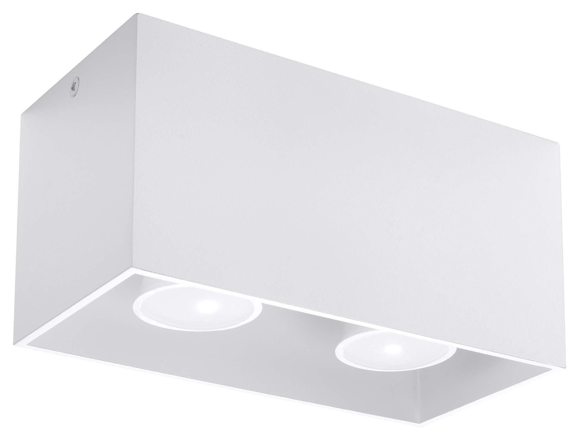 Sollux Lighting Quad Maxi - Lampada da Soffitto Bianca