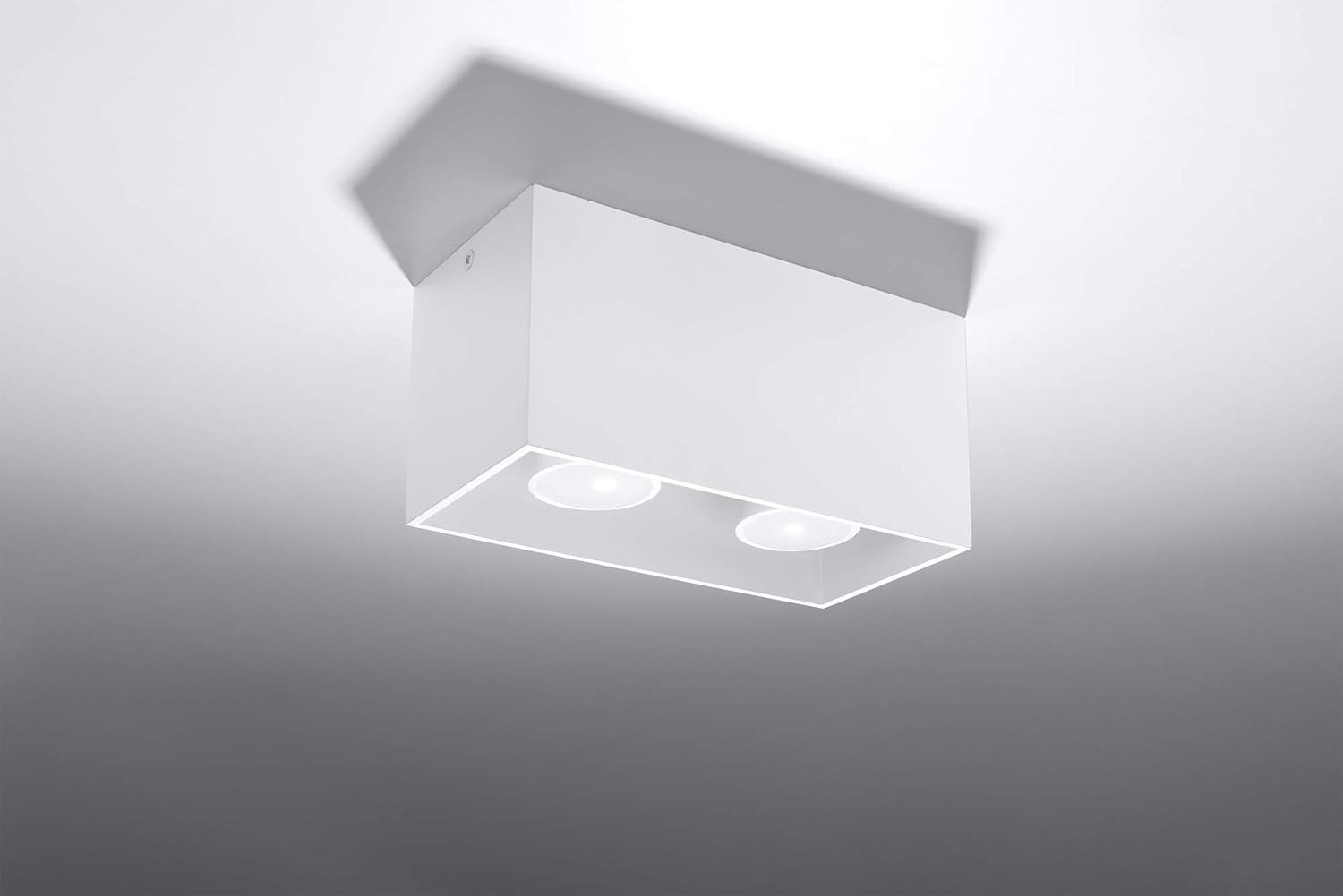 Sollux Lighting Quad Maxi - Lampada da Soffitto Bianca - immagine 2