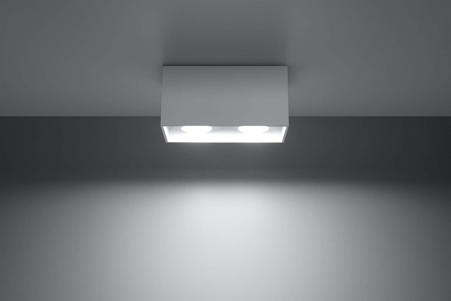 Sollux Lighting Quad Maxi - Lampada da Soffitto Bianca - immagine 3