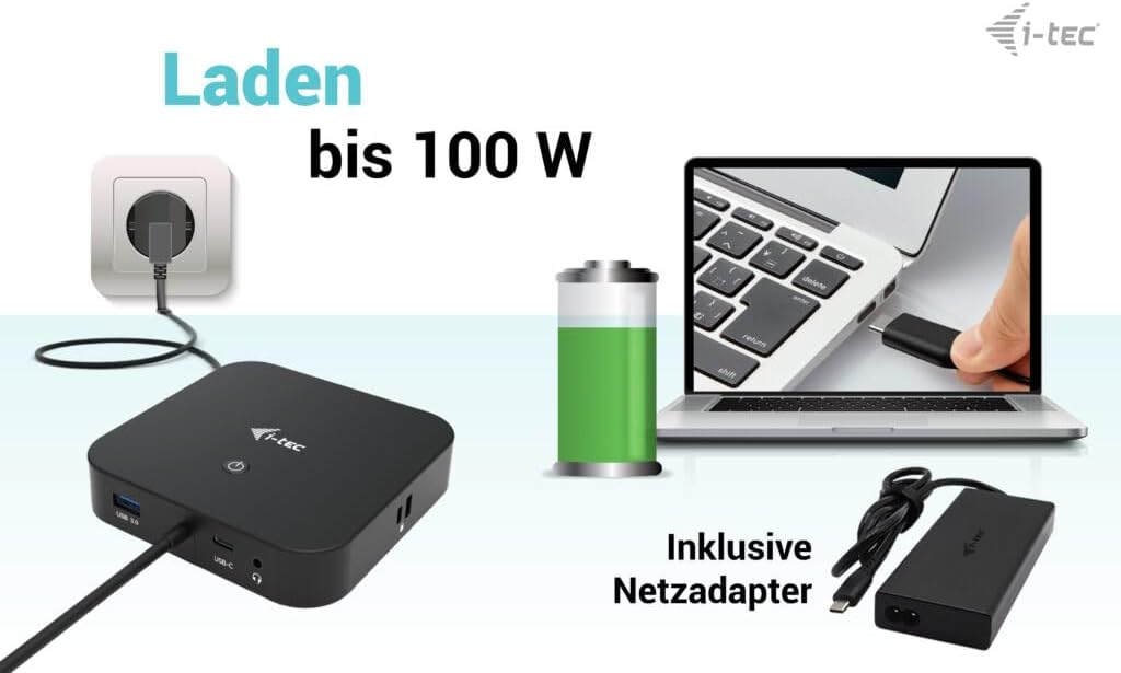 Stacja/replikator I-TEC USB-C (C31HDMIDPDOCKPD100) - immagine 4