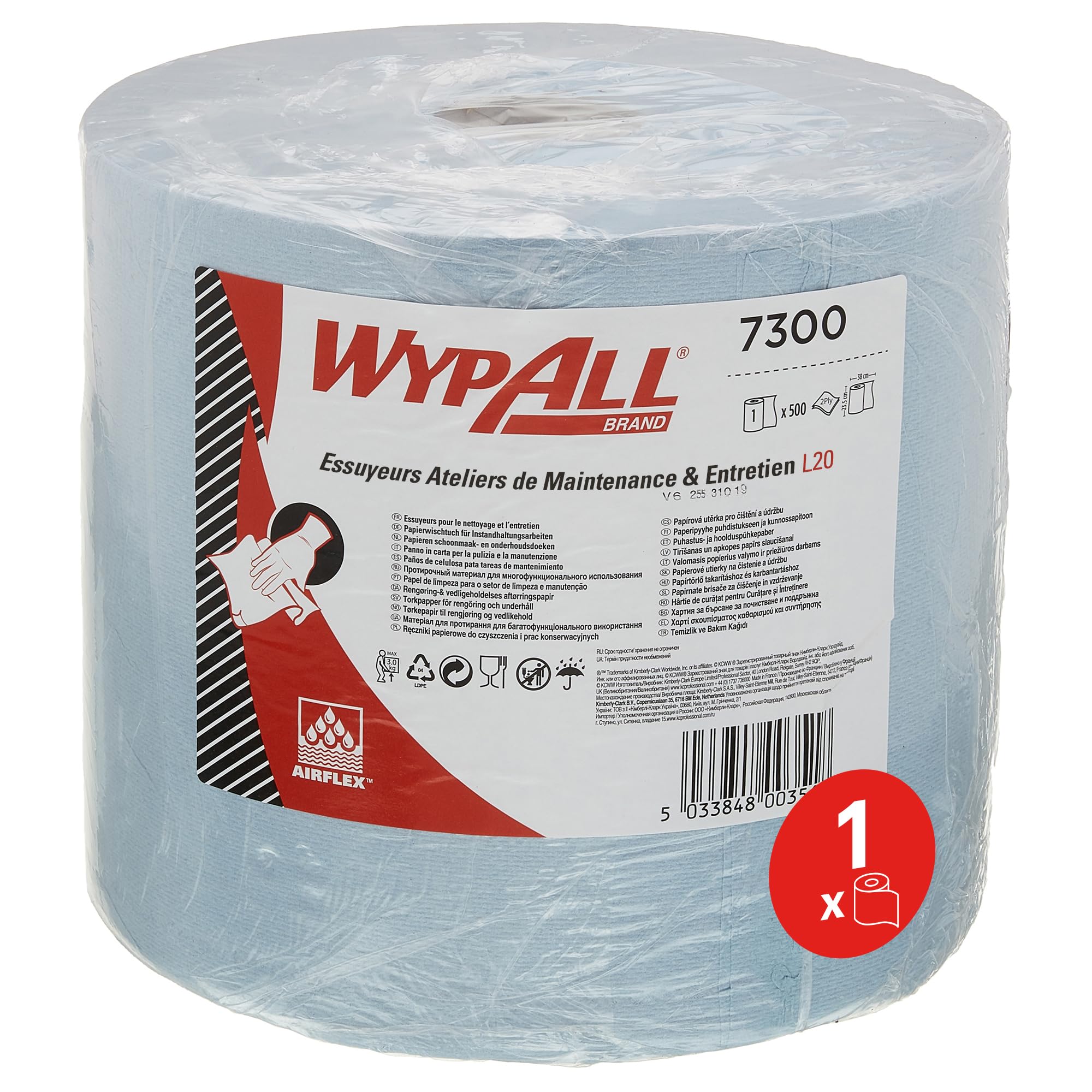 WypAll® L20 Cleaning & Maintenance Wiping Paper - Jumbo Roll/Blue