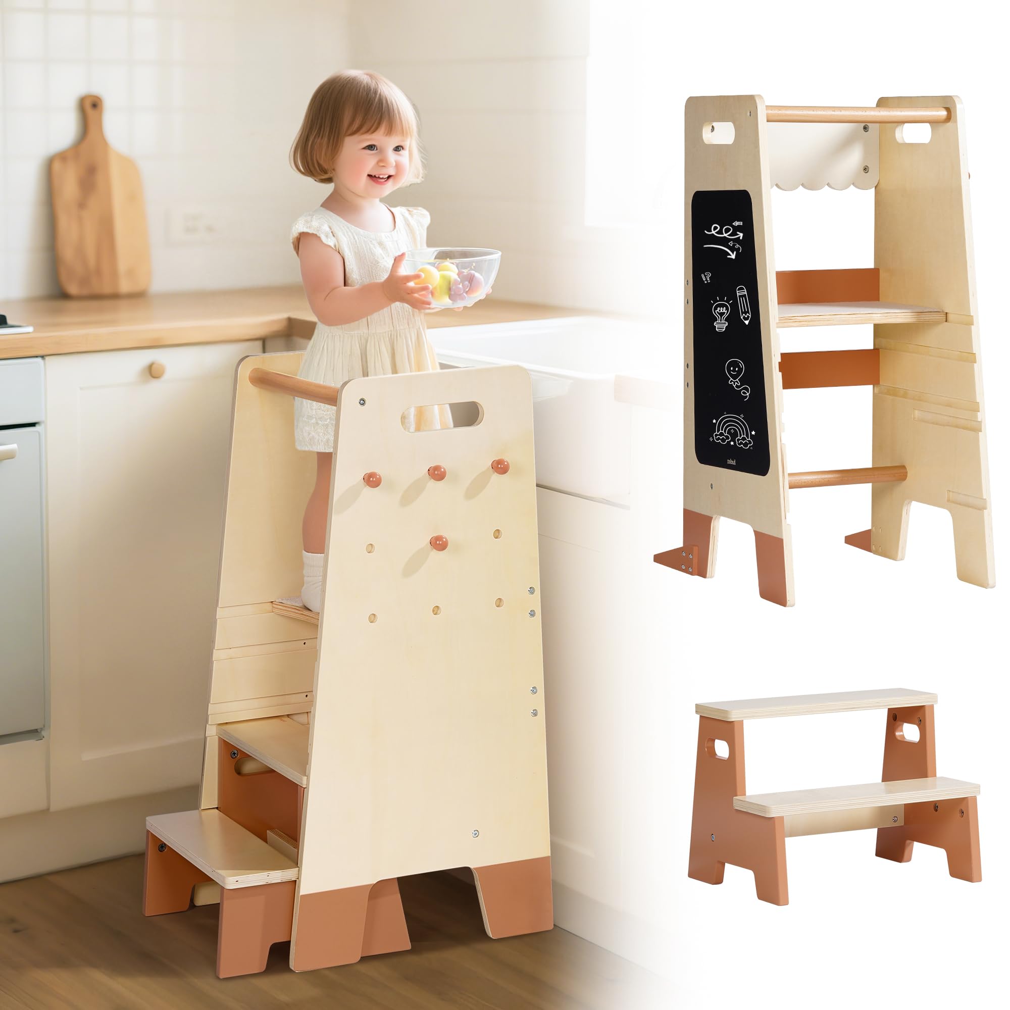 Robud Torre di Apprendimento in Legno per Bambini