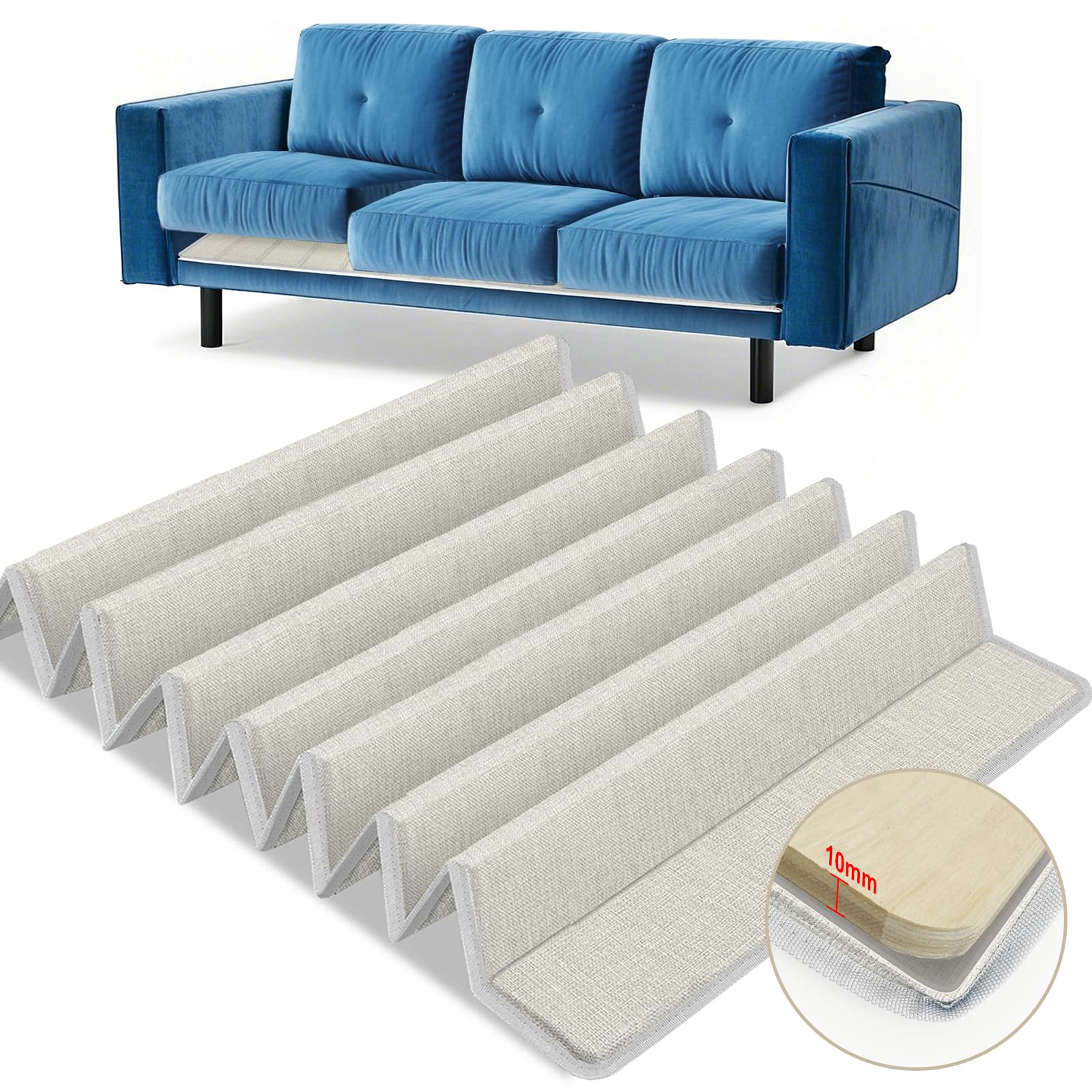 Veronly Imbottitura di Supporto per Divano Sospeso, Beige