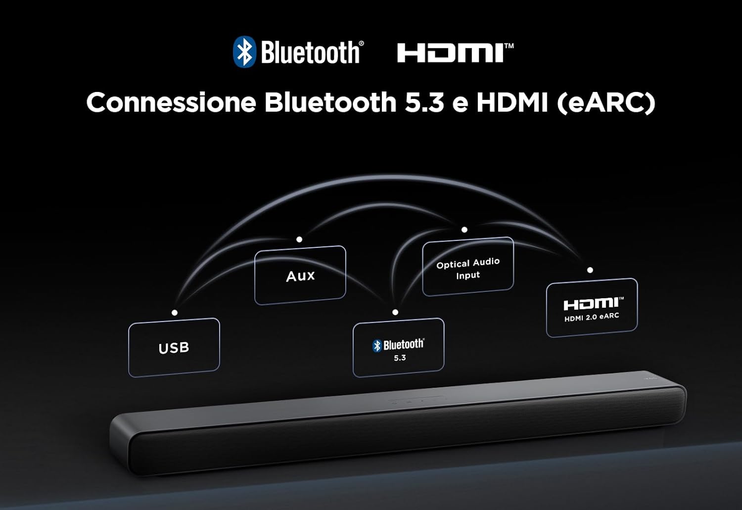 TCL Sound Bar S55H Nero 40W - immagine 7